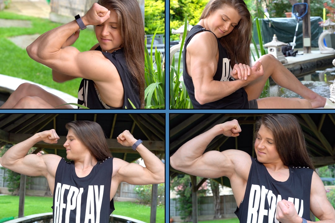 Emily Loves Her Biceps!